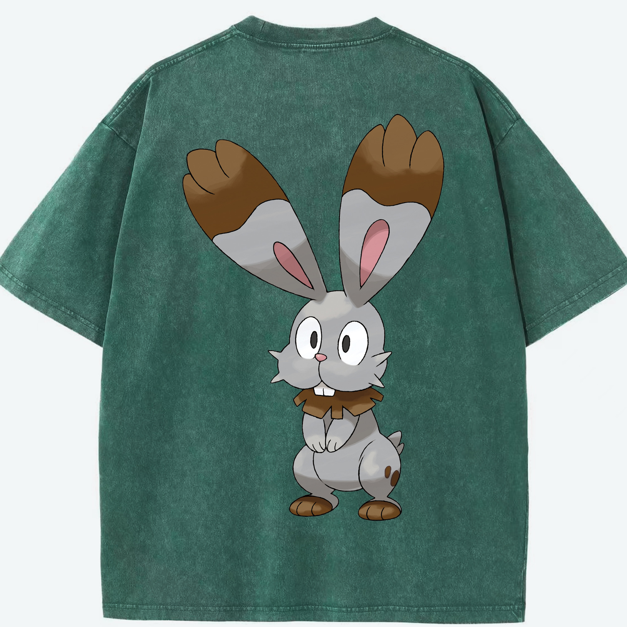 （画像用） ポケットモンスター Pokémon 綿100% ヴィンテージ風 半袖Tシャツ（背面プリント）